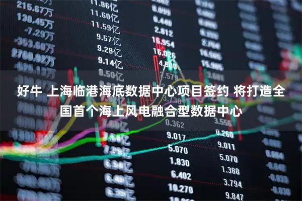 好牛 上海临港海底数据中心项目签约 将打造全国首个海上风电融合型数据中心